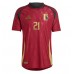 Echipament fotbal Belgia Timothy Castagne #21 Tricou Acasa European 2024 maneca scurta